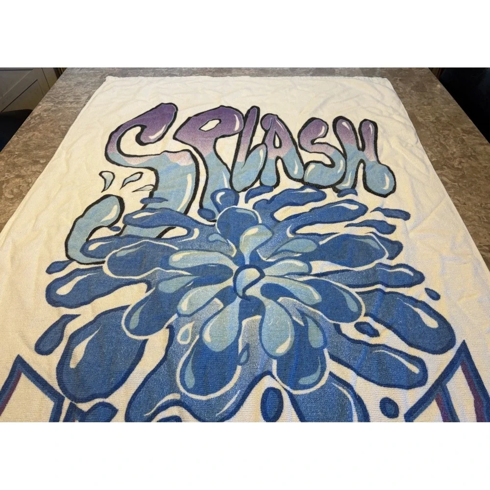 Vintage Adventureland Amusement Park Des Moines Bath Beach Towel 31